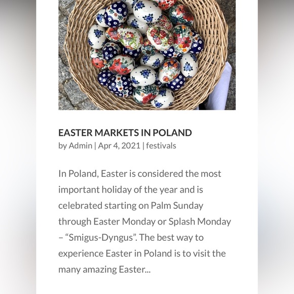 Polish Pottery-Terrain-Ceramic Easter Egg Large - Picture 3 of 4